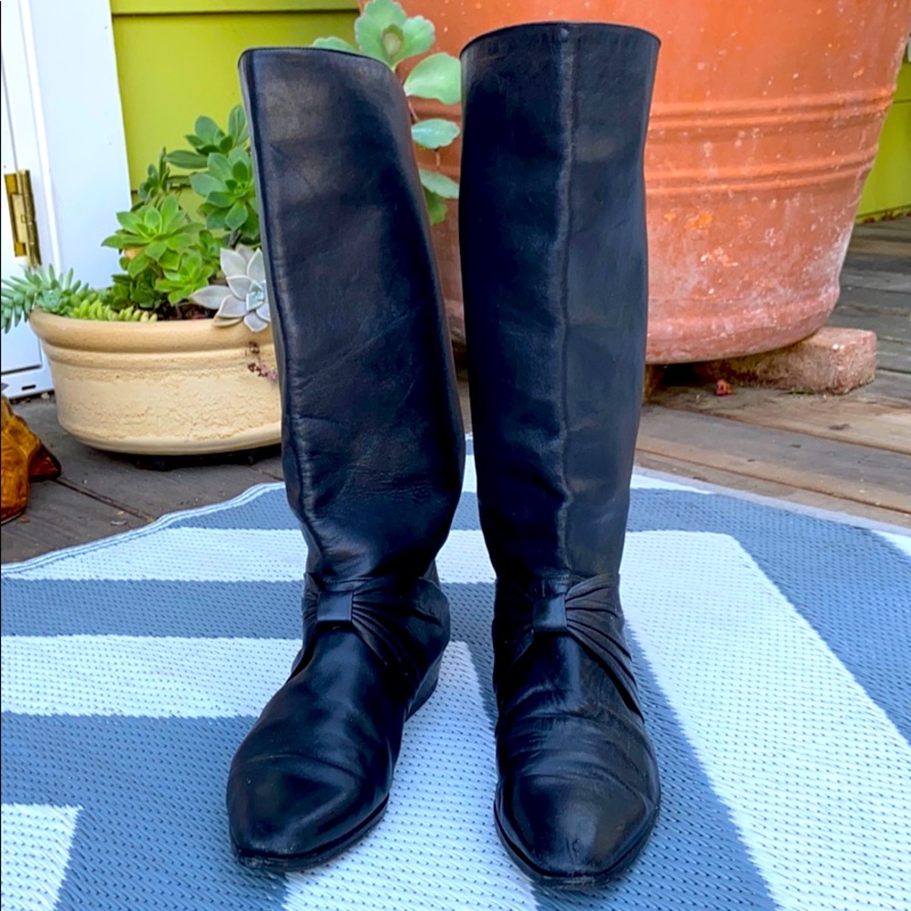 Italian leather boots